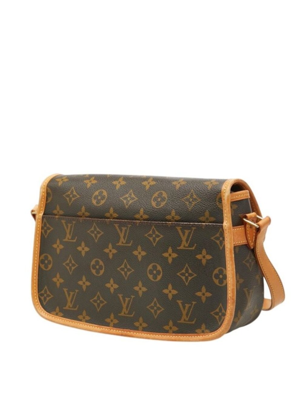 Louis Vuitton Monogram Solonge Crossbody Shoulder Bag Brown Leather - Picture 2 of 10